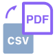 convert PDF to CSV