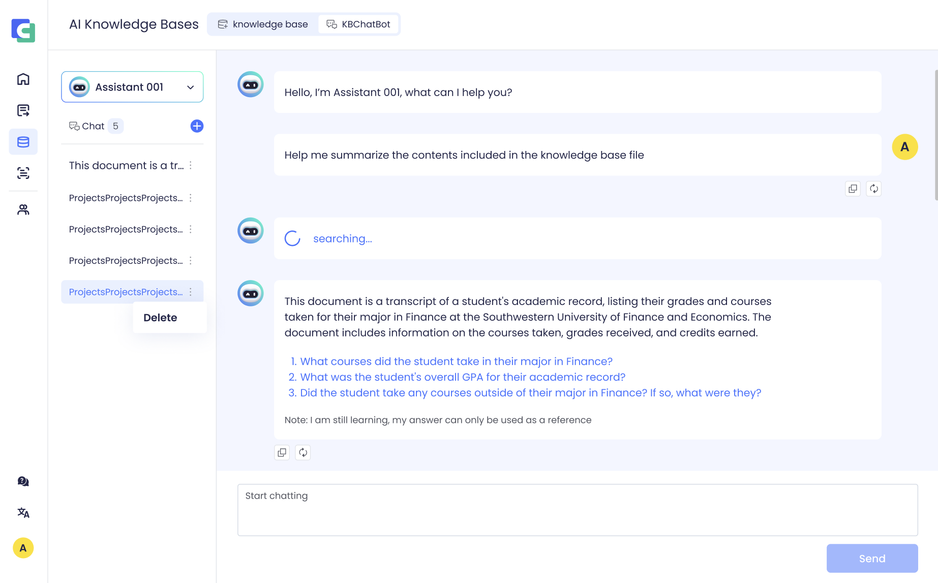 chatbot