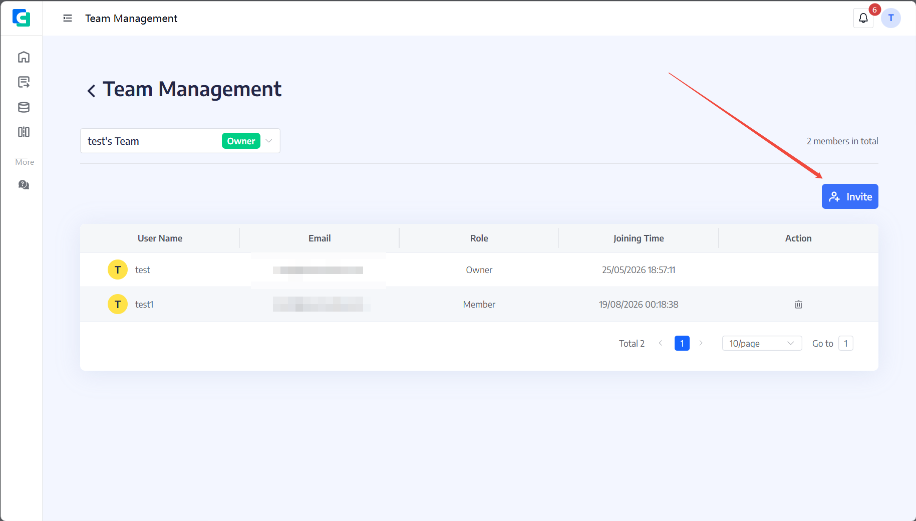 Team management