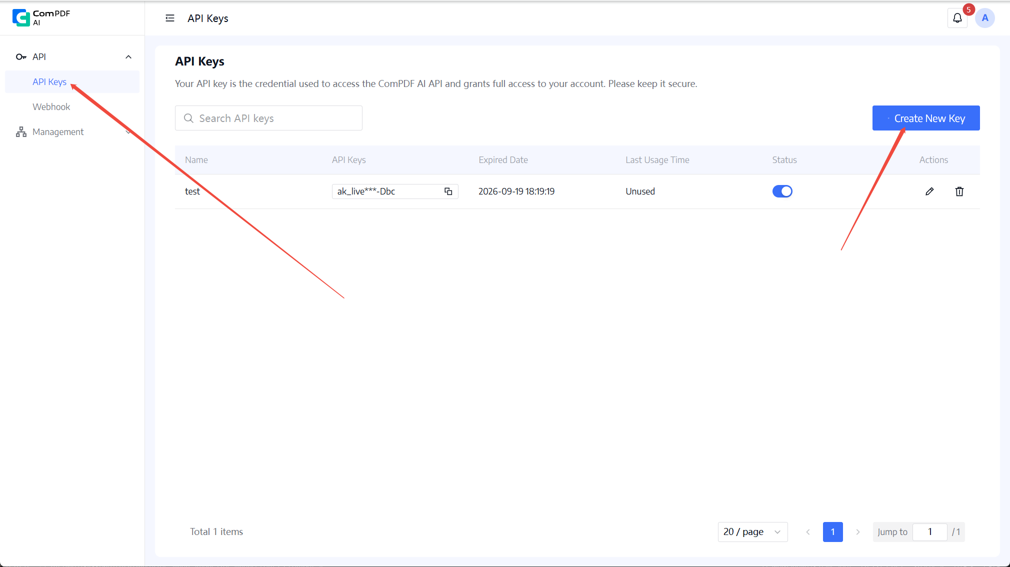 Add Webhook