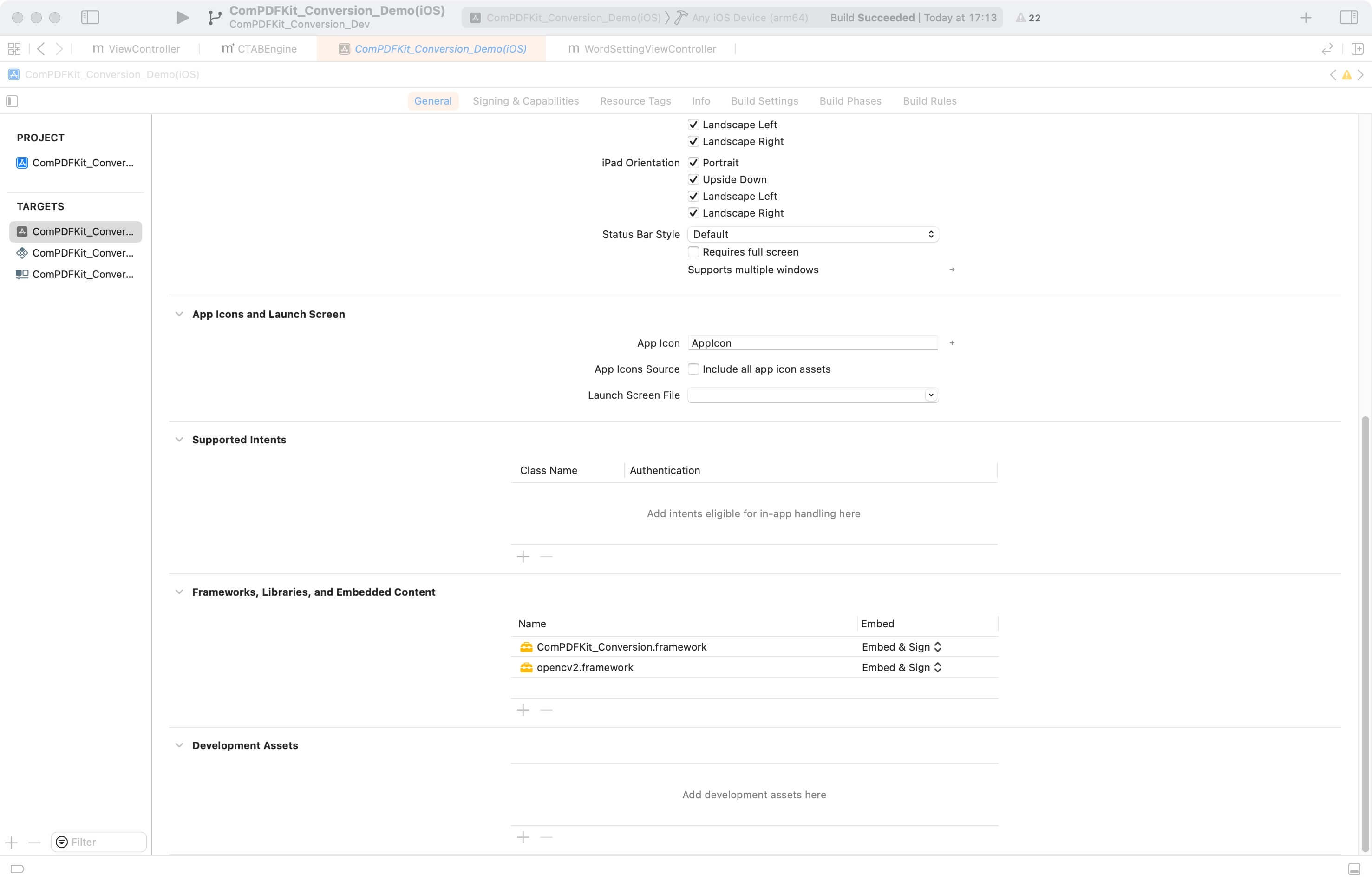 frameworkConfig