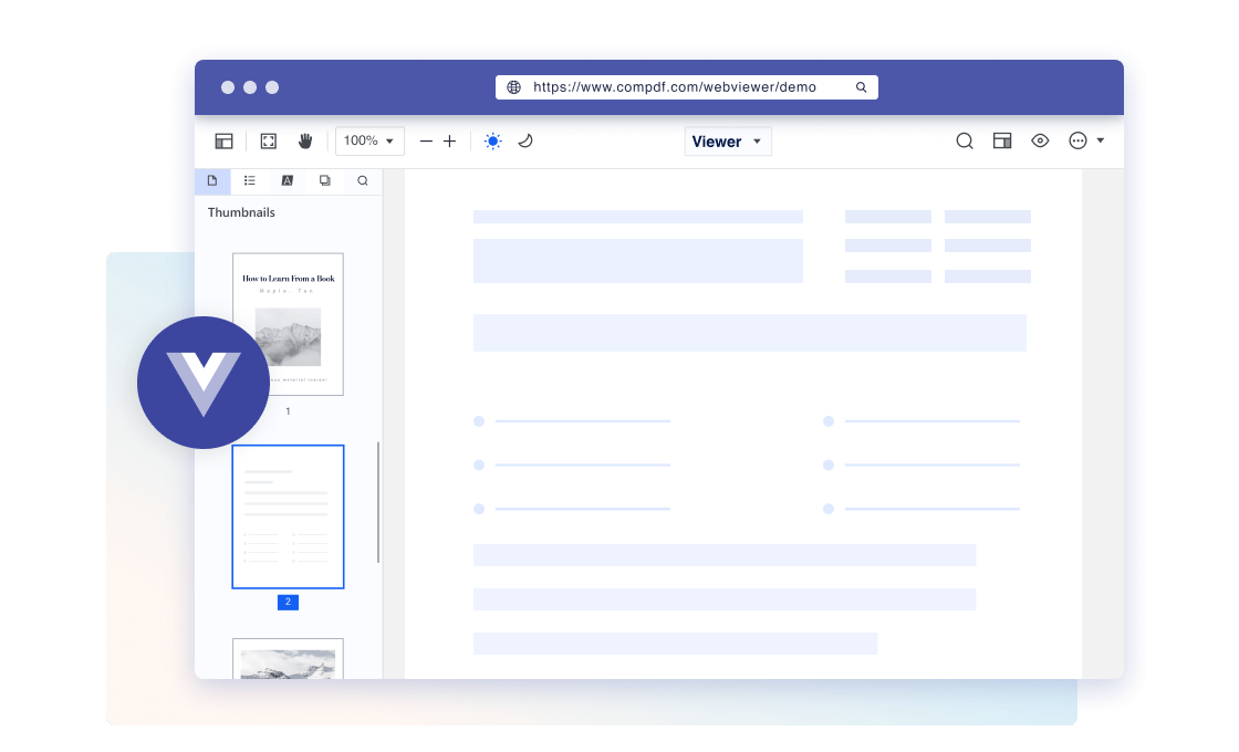 Vue PDF Library