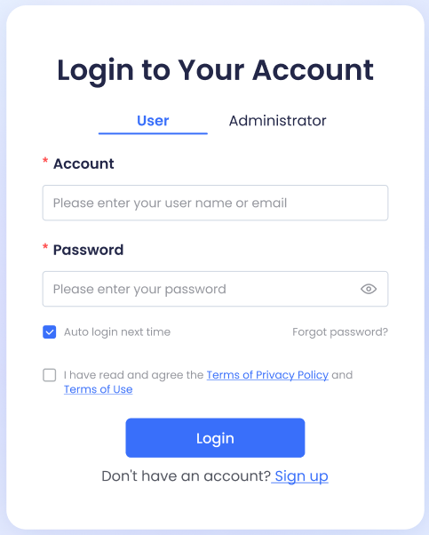 login