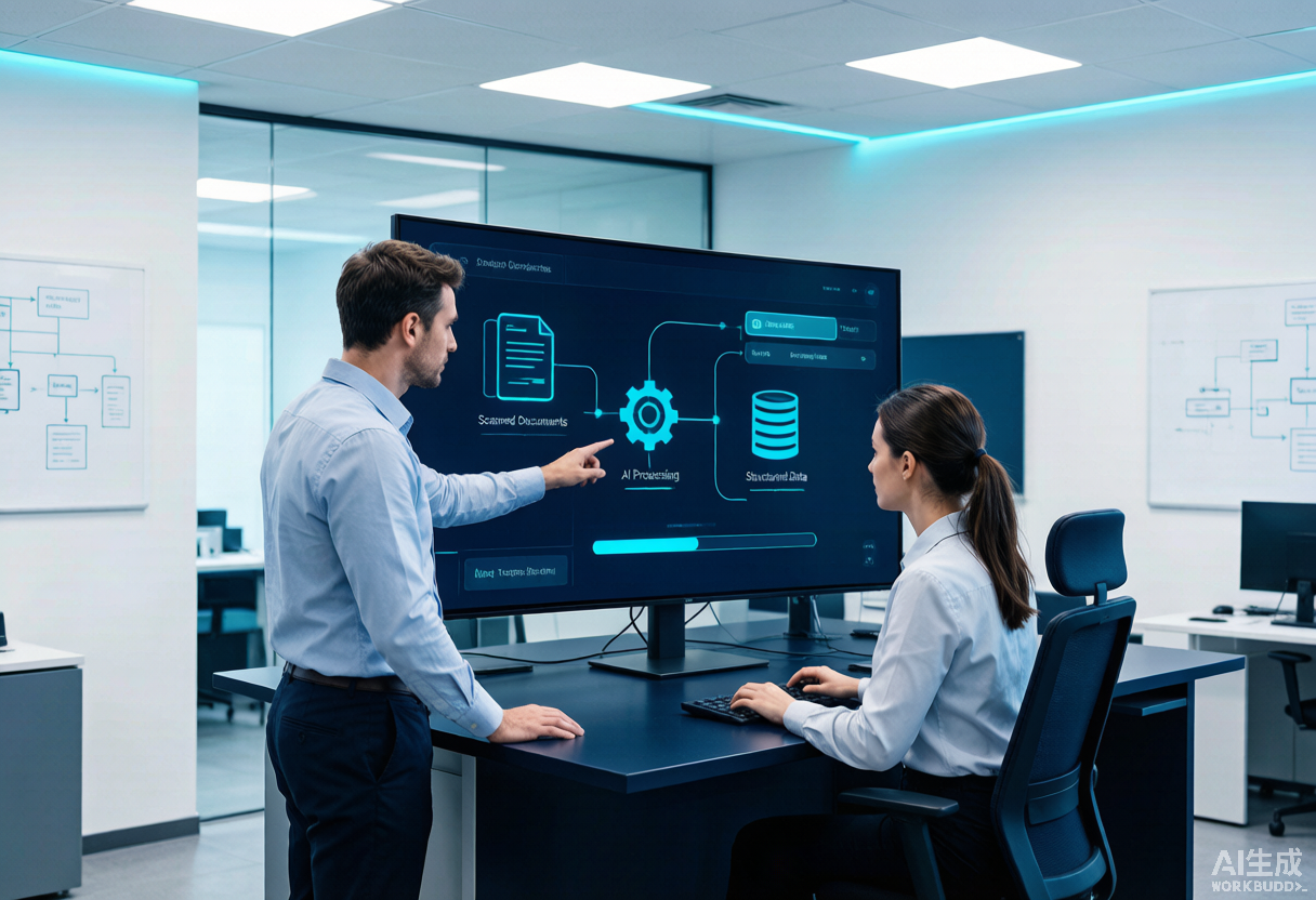 Managed document automation workflow connecting customer processes