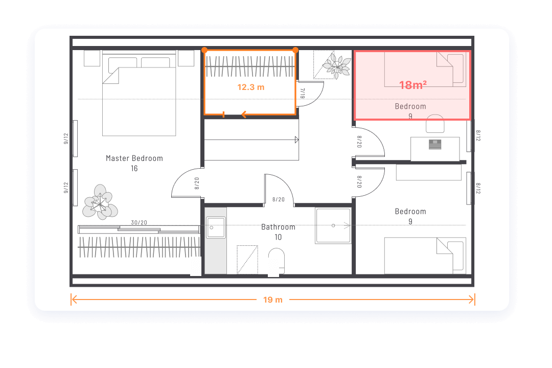 Easily Measure Floorplan