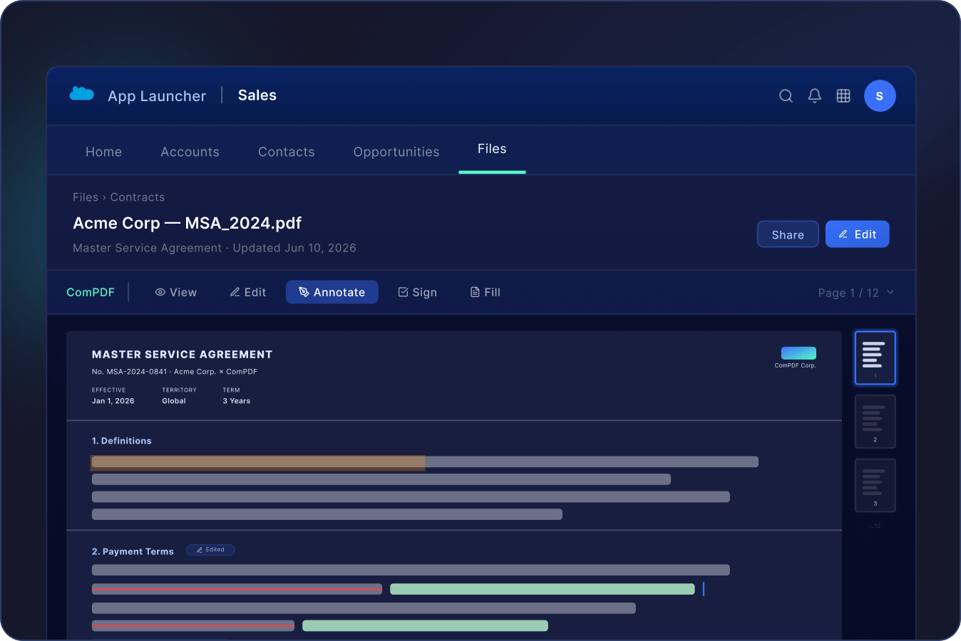 ComPDF × Salesforce