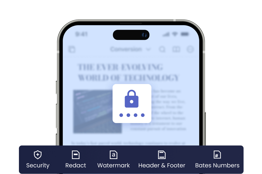 PDF Security SDK for iOS