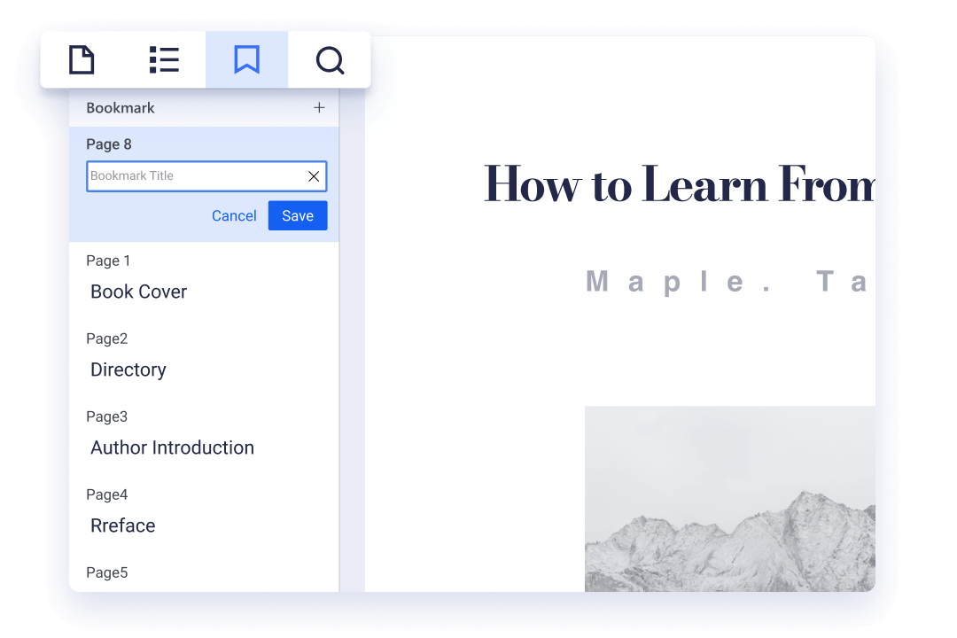 PDF Viewing & Navigation